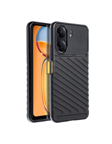 Coque THUNDER pour XIAOMI Redmi 13C / POCO C65 noir
