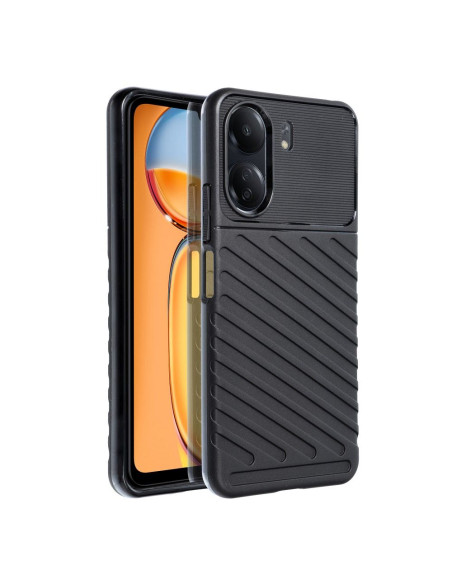 Coque THUNDER pour XIAOMI Redmi 13C / POCO C65 noir