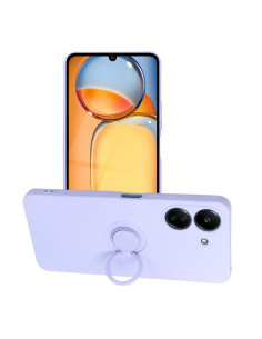 Coque SILICONE RING pour XIAOMI Redmi 13C / POCO C65 violet