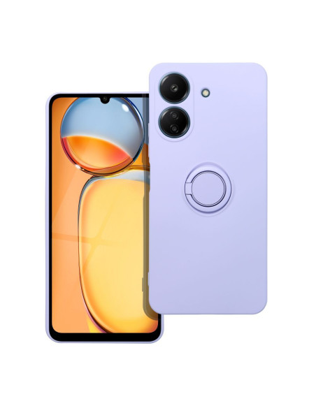 Coque SILICONE RING pour XIAOMI Redmi 13C / POCO C65 violet