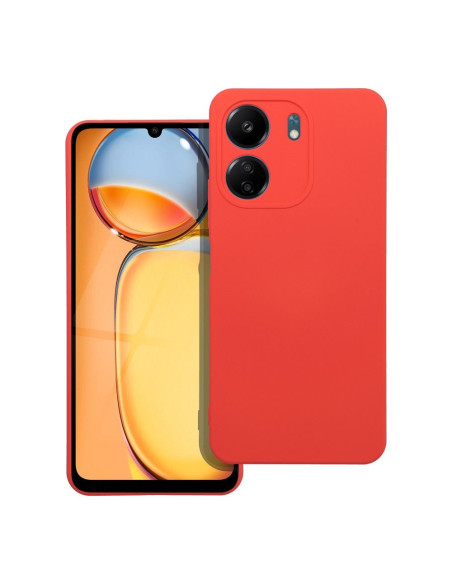COQUE SILICONE pour XIAOMI Redmi 13C / POCO C65 pêche