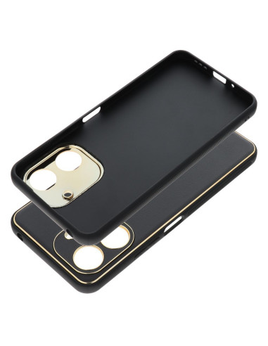 Etui LEATHER Case en cuir pour XIAOMI Redmi 13C / POCO C65 NOIR