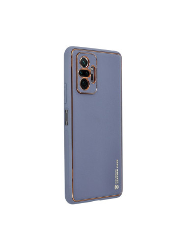 Etui LEATHER Case en cuir pour XIAOMI Redmi 13C / POCO C65 BLEU
