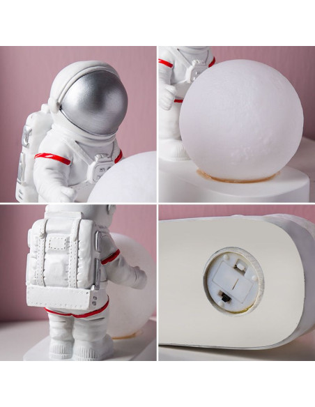 ASTRONAUTA Lampe de chevet Art déco (modèle 2) AMTL