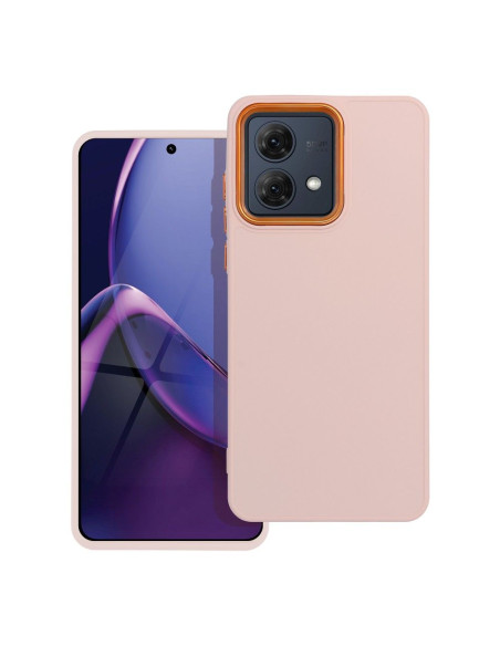 Coque pour MOTOROLA G84 rose poudré