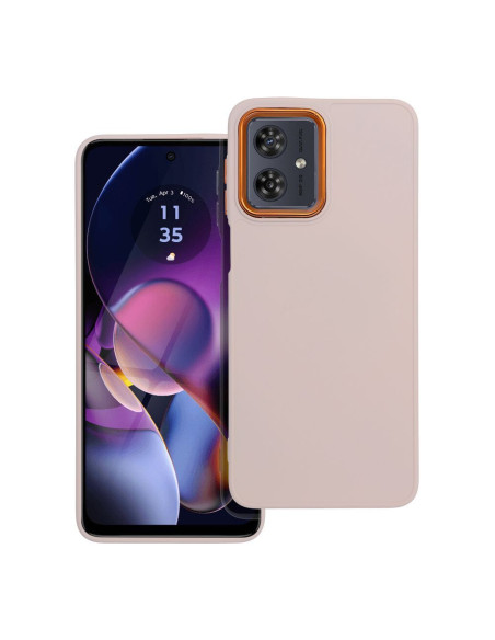 Coque pour MOTOROLA G54 rose poudré