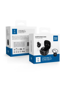 BLUE STAR Écouteurs stéréo sans fil / bluetooth TWS Mini A19 noir