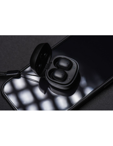 BLUE STAR Écouteurs stéréo sans fil / bluetooth TWS Mini A19 noir