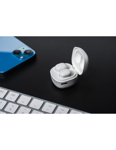 BLUE STAR Écouteurs stéréo sans fil / bluetooth TWS Mini A19 blanc