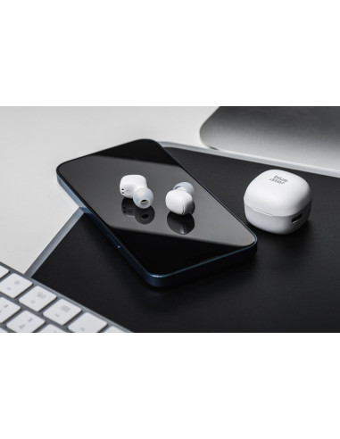 BLUE STAR Écouteurs stéréo sans fil / bluetooth TWS Mini A19 blanc