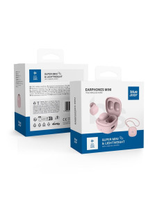 BLUE STAR Écouteurs stéréo sans fil / bluetooth TWS Mini A19 rose