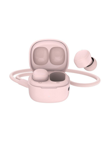 BLUE STAR Écouteurs stéréo sans fil / bluetooth TWS Mini A19 rose