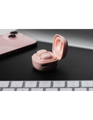 BLUE STAR Écouteurs stéréo sans fil / bluetooth TWS Mini A19 rose