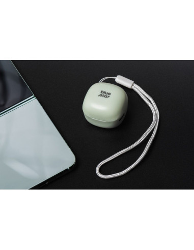BLUE STAR Écouteurs stéréo sans fil / bluetooth TWS Mini A19 vert