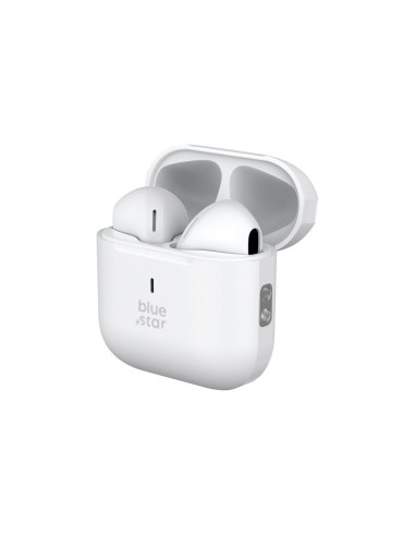 BLUE STAR Écouteurs stéréo sans fil / bluetooth TWS Nova Fi5 blanc