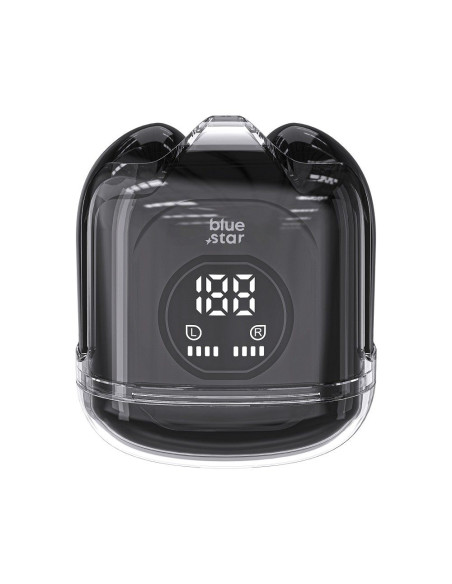 BLUE STAR Écouteurs stéréo sans fil / bluetooth TWS Transparency Fi22 noir