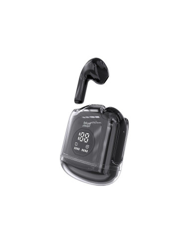 BLUE STAR Écouteurs stéréo sans fil / bluetooth TWS Transparency Fi22 noir