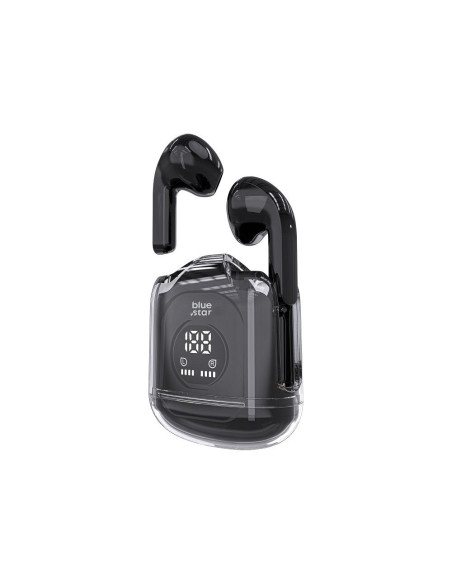 BLUE STAR Écouteurs stéréo sans fil / bluetooth TWS Transparency Fi22 noir