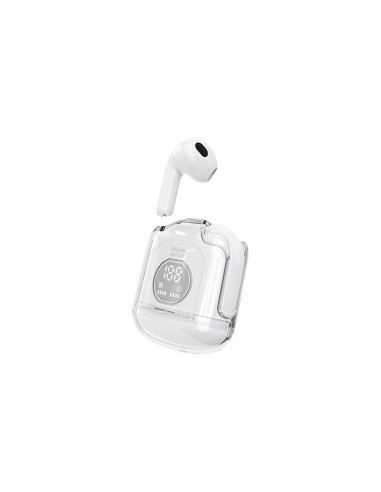 BLUE STAR Écouteurs stéréo sans fil / bluetooth TWS Transparency Fi22 blanc