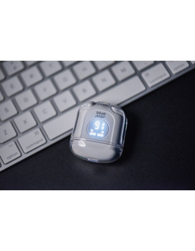 BLUE STAR Écouteurs stéréo sans fil / bluetooth TWS Transparency Fi22 blanc