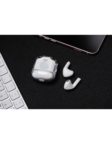 BLUE STAR Écouteurs stéréo sans fil / bluetooth TWS Transparency Fi22 blanc