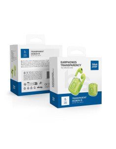 BLUE STAR Écouteurs stéréo sans fil / bluetooth TWS Transparency Fi22 vert