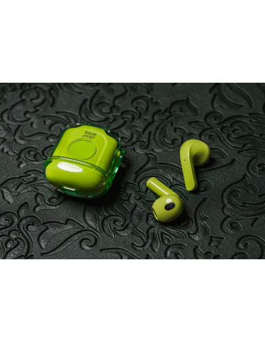 BLUE STAR Écouteurs stéréo sans fil / bluetooth TWS Transparency Fi22 vert