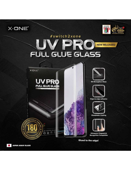 VERRE TREMPE X-ONE UV - SAM Galaxy S24 Ultra (case friendly)