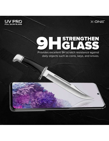 VERRE TREMPE X-ONE UV - SAM Galaxy S24 Ultra (case friendly)