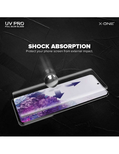 VERRE TREMPE X-ONE UV - SAM Galaxy S24 Ultra (case friendly)