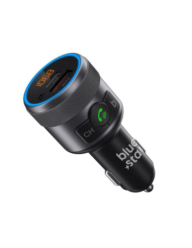 BLUE STAR Emetteur FM QC3.0 PD 42W AutoHarmony C81 gris