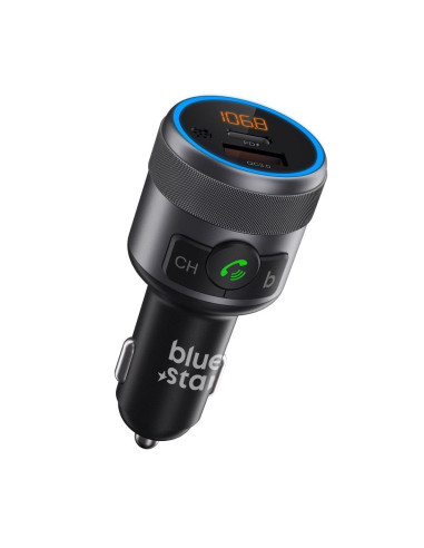 BLUE STAR Emetteur FM QC3.0 PD 42W AutoHarmony C81 gris