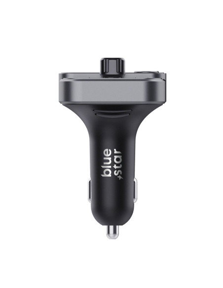 BLUE STAR Emetteur FM QC3.0 30W AutoStream BT84B noir