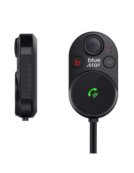 BLUE STAR 2-in-1 CarLink BT62 Transmetteur Bluetooth noir