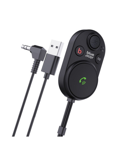 BLUE STAR 2-in-1 CarLink BT62 Transmetteur Bluetooth noir