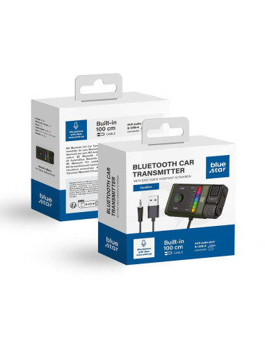 BLUE STAR transmetteur bluetooth Equalizer BT64 noir