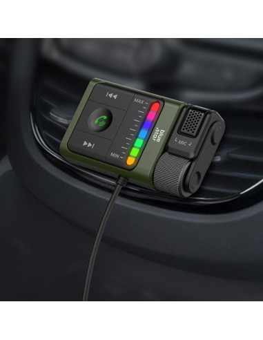 BLUE STAR transmetteur bluetooth Equalizer BT64 noir