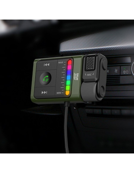 BLUE STAR transmetteur bluetooth Equalizer BT64 noir