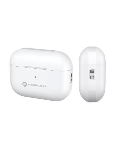 FORCELL F-AUDIO Écouteurs stéréo sans fil / bluetooth TWS Master PRO blanc