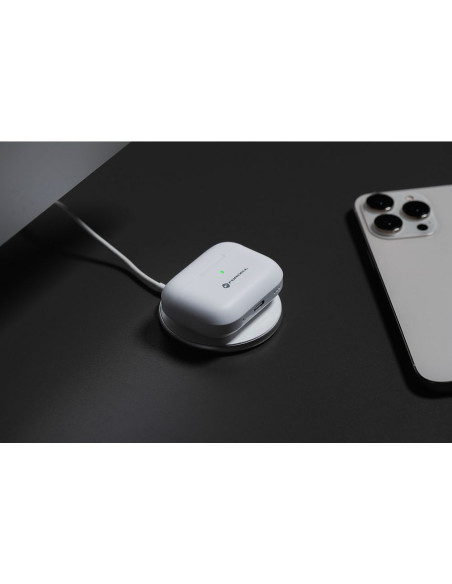 FORCELL F-AUDIO Écouteurs stéréo sans fil / bluetooth TWS Master PRO blanc