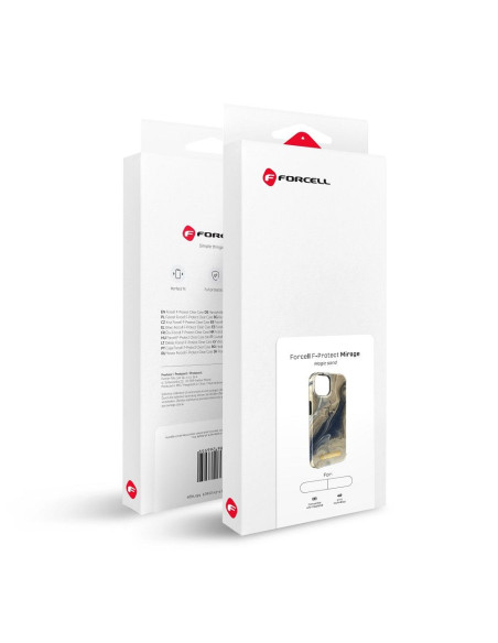 FORCELL F-PROTECT Mirage case compatible with MagSafe for IPHONE 14 Pro magic sand