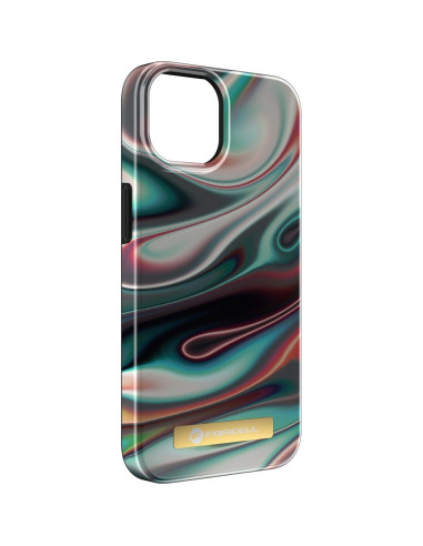 FORCELL F-PROTECT Coque Mirage compatible avec MagSafe pour IPHONE 15 Pro Max glow
