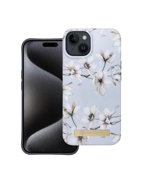 FORCELL F-PROTECT Mirage case compatible with MagSafe for IPHONE 14 spring flowers
