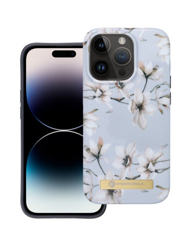 FORCELL F-PROTECT Mirage case compatible with MagSafe for IPHONE 14 PRO spring flowers