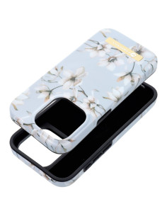 FORCELL F-PROTECT Mirage case compatible with MagSafe for IPHONE 15 PRO spring flowers
