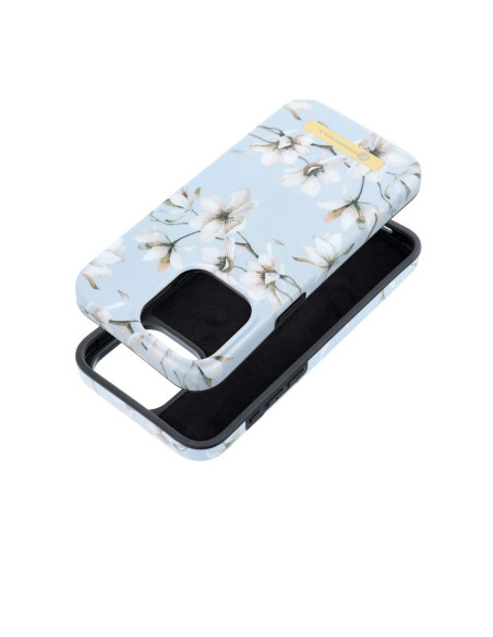 FORCELL F-PROTECT Coque Mirage compatible avec MagSafe pour IPHONE 15 Pro Max spring flowers