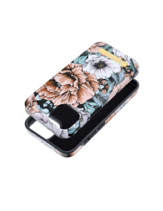 FORCELL F-PROTECT Mirage case compatible with MagSafe for IPHONE 14 bloom bush
