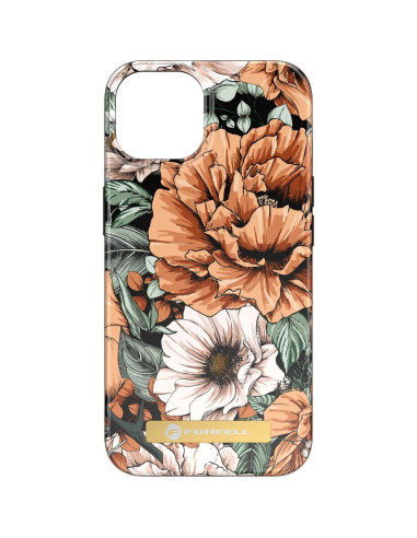 FORCELL F-PROTECT Mirage case compatible with MagSafe for IPHONE 14 bloom bush