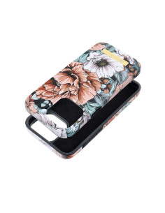 FORCELL F-PROTECT Coque Mirage compatible avec MagSafe pour IPHONE 15 Pro Max bloom bush