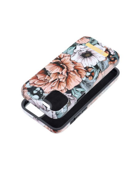 FORCELL F-PROTECT Coque Mirage compatible avec MagSafe pour IPHONE 15 Plus bloom bush